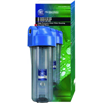 Магистральный фильтр Aquafilter FHPR12-HP1 для холодной воды с прозрачным корпусом