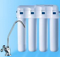 Проточный фильтр Аквафор Кристалл Квадро для очистки жёсткой водопроводной воды