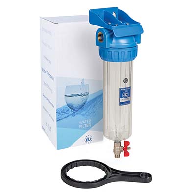 Корпус Aquafilter FHPR34-3V_R для холодной воды с прозрачным корпусом