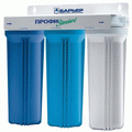 Фильтр для очистки жесткой питьевой воды 3-x супенчатый Барьер Профи Hard