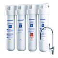 Фильтр для очистки и умягчения жёсткой питьевой воды с мембранным картриджем Аквафор Кристалл ЭКО Н (модификация А)