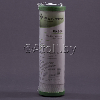 Картридж Pentek CBR2 10 на основе прессованного активированного угля и ионообменного вещества