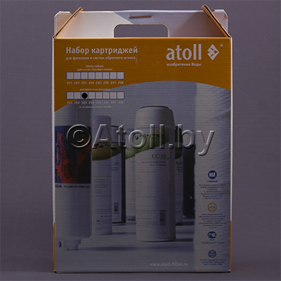 Набор сменных картриджей Atoll №303 для проточного питьевого фильтра