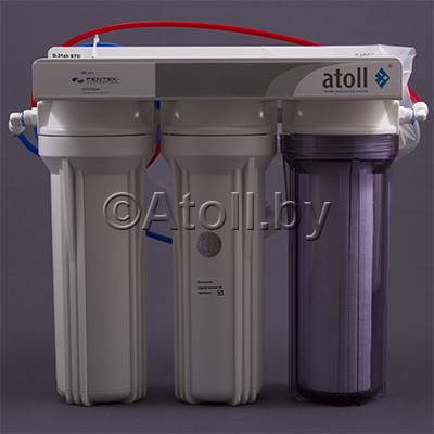 Фильтр проточный для очистки водопроводной воды Atoll A313 Egr с картриджами Pentek (USA)